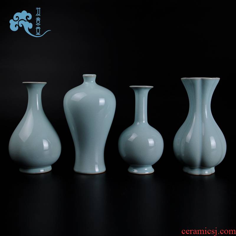 Your up Chinese arts and crafts contracted porcelain vases, pottery and porcelain flowers, flower arranging bottles sitting room place, home decoration