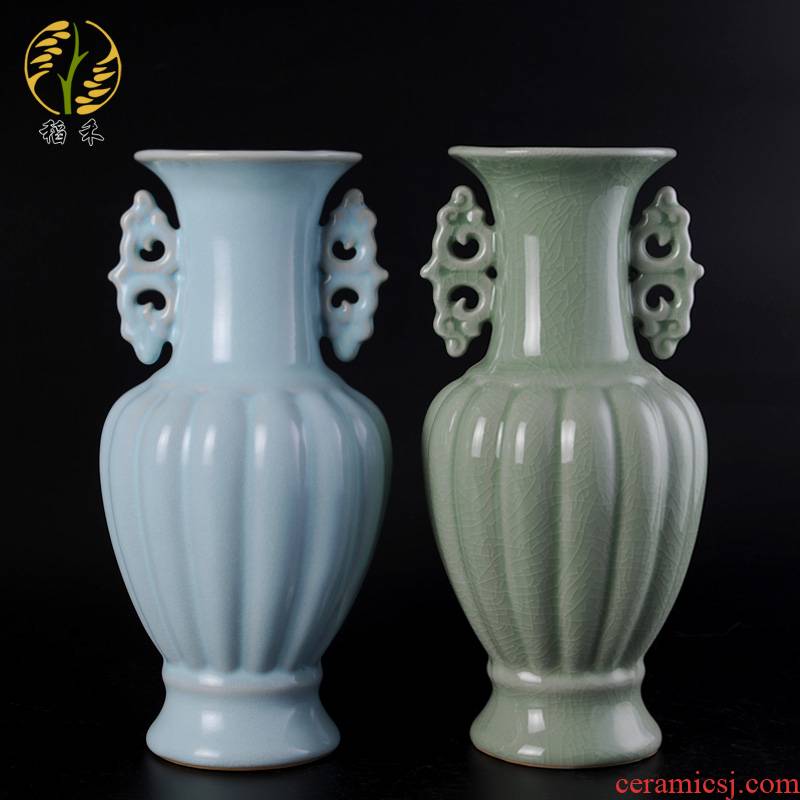 Archaize your up household classicism sitting room adornment is placed ceramic arts and crafts porcelain vases restoring ancient ways is home
