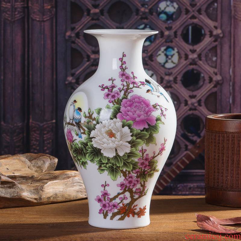Jingdezhen ceramic vase floret bottle furnishing articles furnishing articles spending a sitting room porcelain home decoration crafts