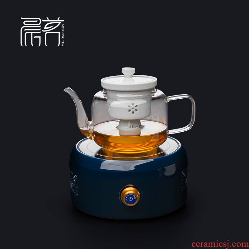 Electric TaoLu boiling tea ware ceramics office glass teapot steam household mini steaming tea boiled tea stove teapot