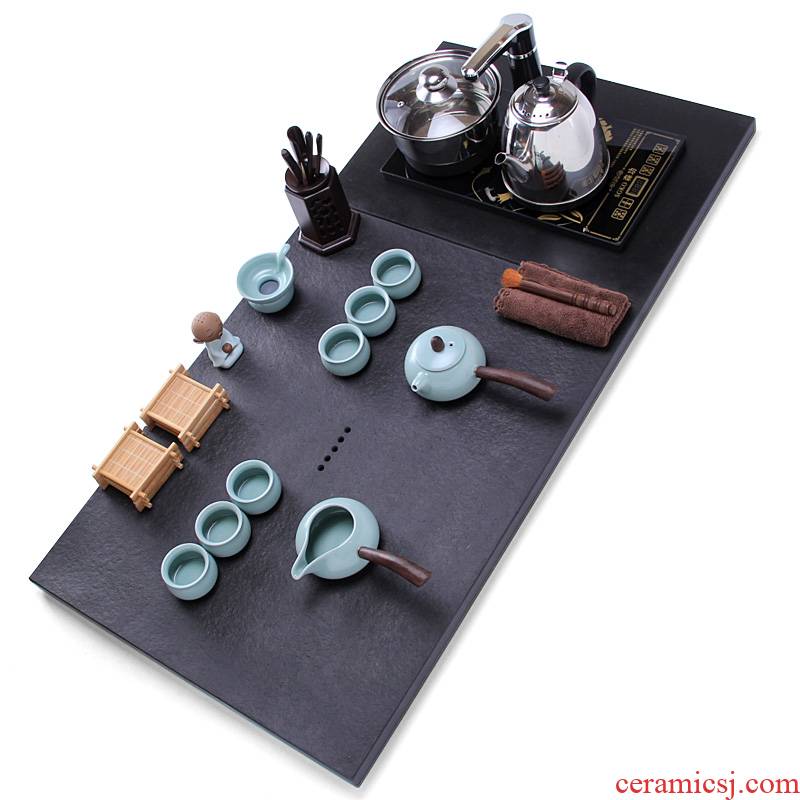 Mingyuan FengTang authentic sharply stone blocks large induction cooker tea tray 1 m your up purple sand tea set on sale