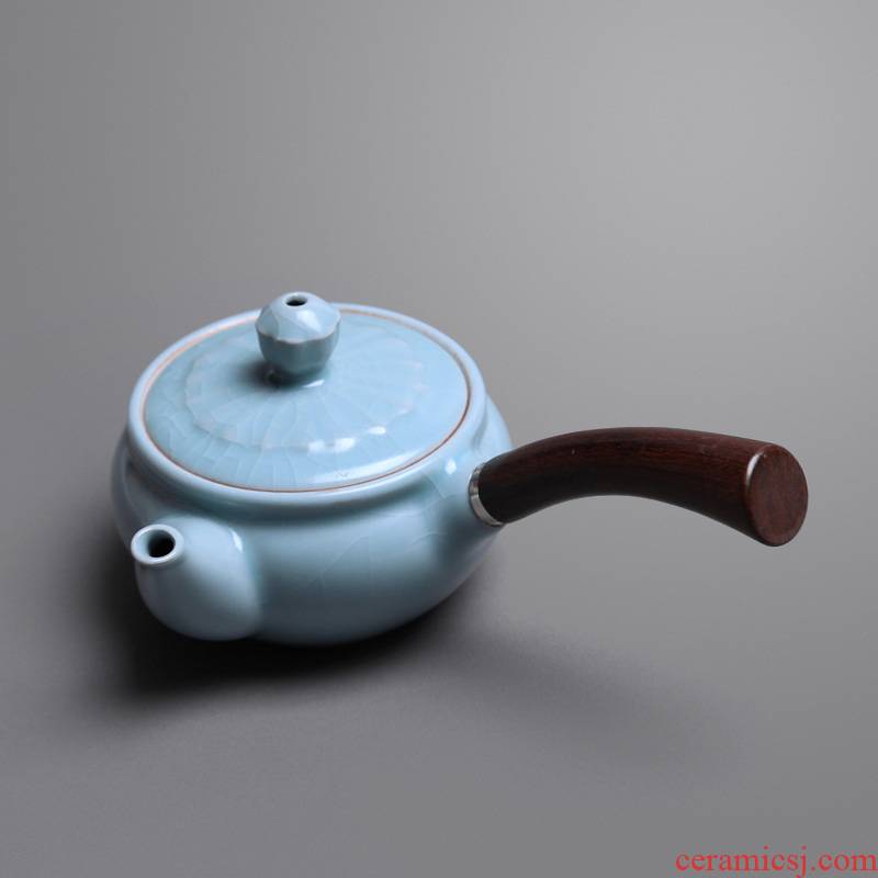 Mingyuan FengTang non - trace burn your up teapot with the Japanese side kung fu tea set the pot of manual single pot ceramic teapot