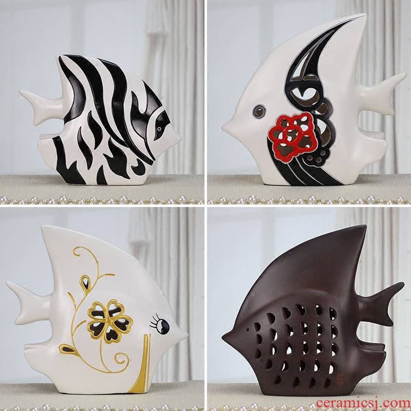 Big goldfish well 1 2 modern home decoration decoration furnishing articles creative ceramics couples to kiss fish. Valuable to handiwork