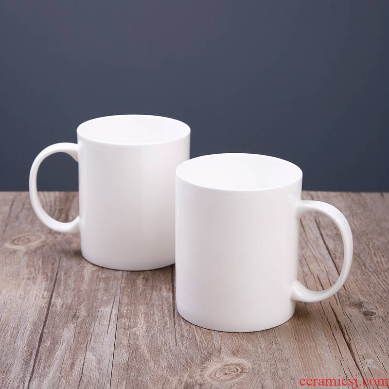 Ipads China cups contracted cup high - capacity mark cup of white coffee cup ceramic mugs custom logo