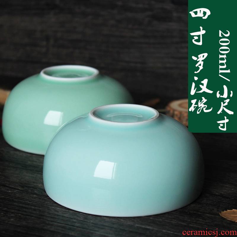 Oujiang longquan celadon bowls of household ceramics tableware hotel green star ocean 's small bowl of soup bowl of rice bowl bowl bowl