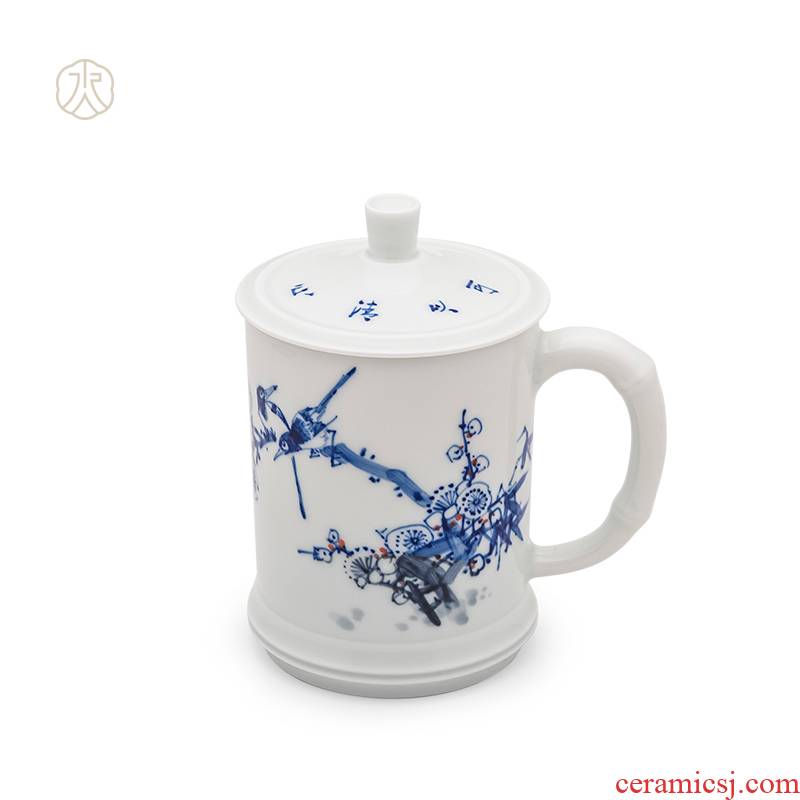 Cheng DE xuan tea set, jingdezhen ceramic cups color blue and white office 1 cup xi mei tip