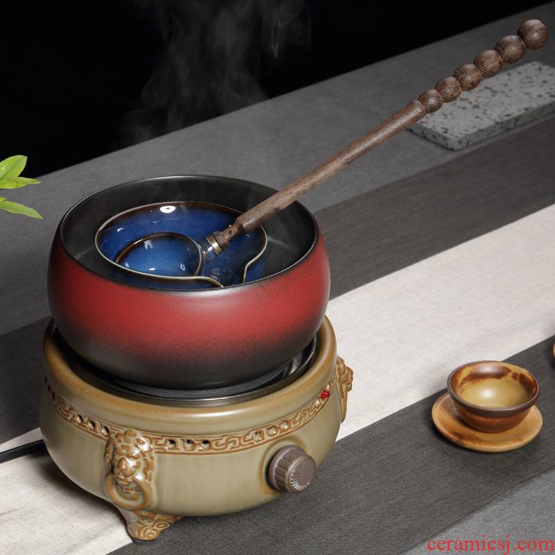 Xin arts margin boiling tea ware ceramic black tea electrothermal TaoLu tea stove make tea tea set steam temperature curing pot of tea