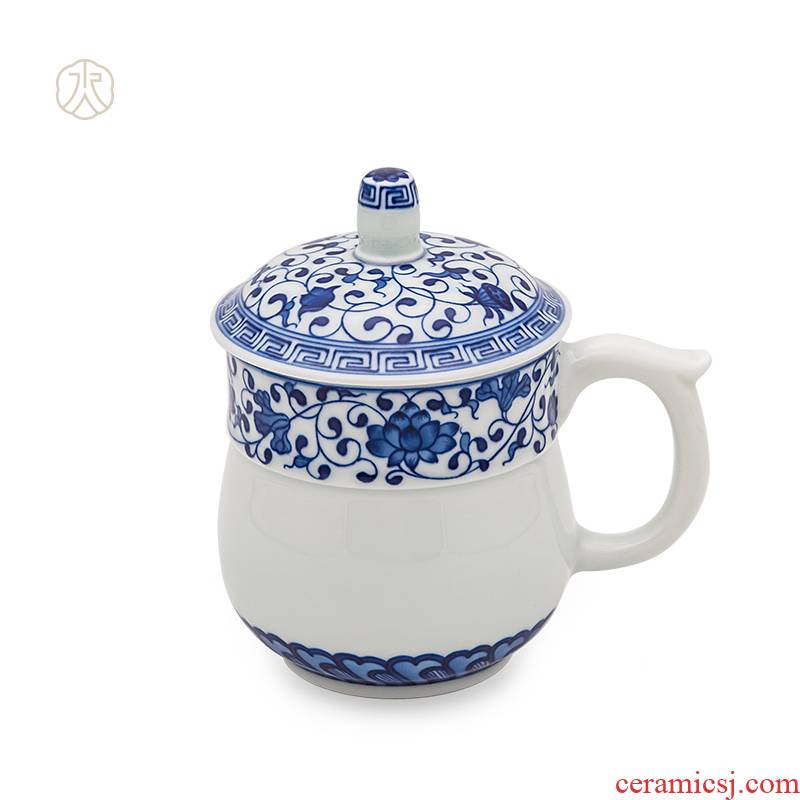 Cheng DE xuan, high - grade tea sets jingdezhen pure manual office cup 13 porcelain cups lotus from zhaohui