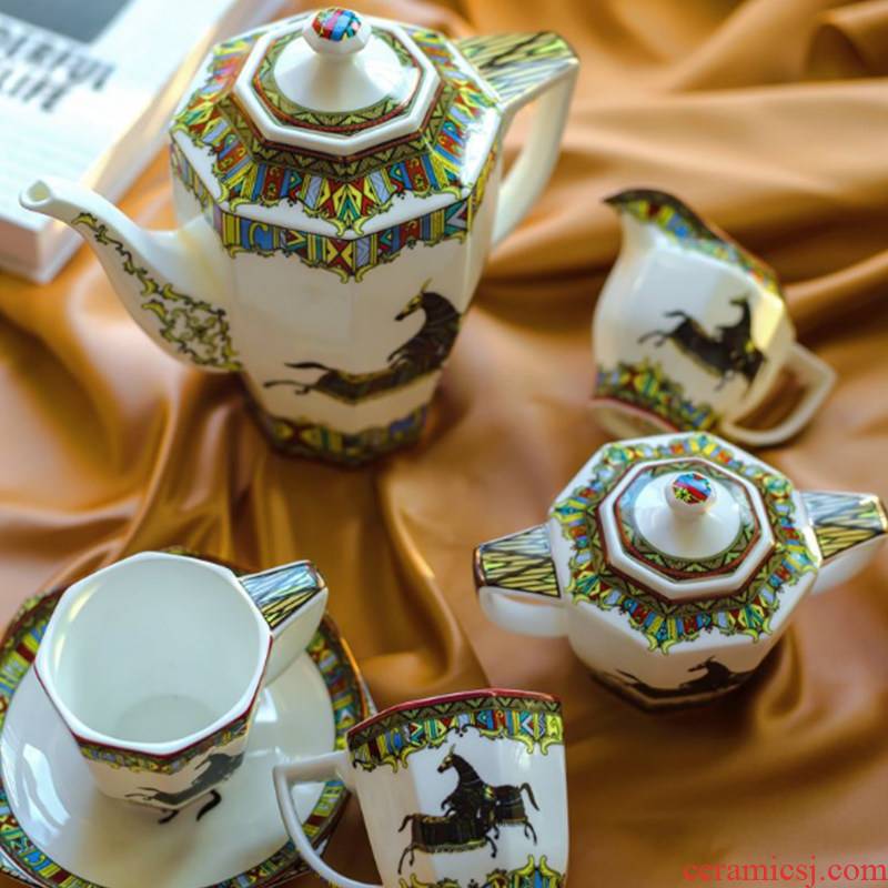Jingdezhen ceramic cups 15 European head ipads China coffee sets up phnom penh coffee cup contracted afternoon tea