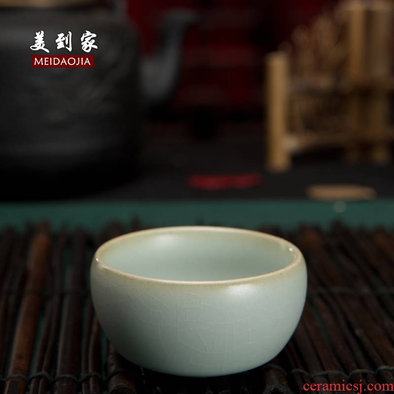 Beautiful home your up with classical single cup cup ice crack glaze ceramic kung fu tea cups manual open piece of violet arenaceous gift boxes