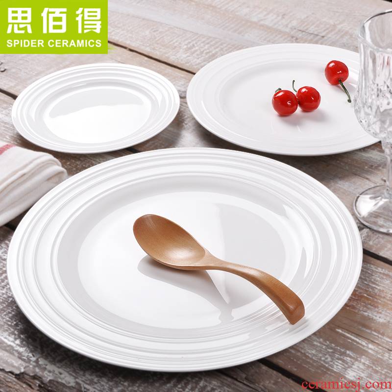 Think hk to ipads China 9/11 inch flat pasta dish plate beefsteak dish plate disc food dish