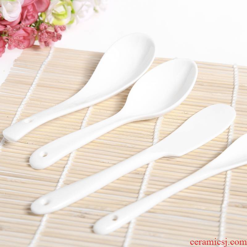 Small spoon, margot Small spoon, milk spoon run Small Chinese coffee spoon in the swan ipads China porcelain spoon