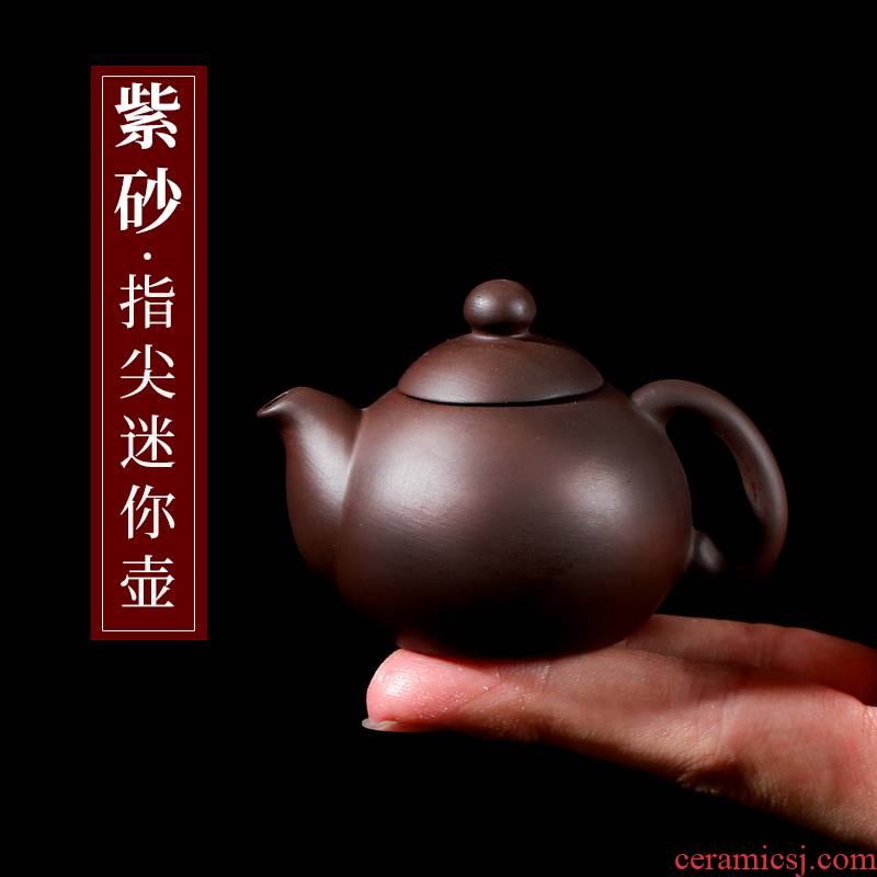 Kate mini pocket undressed ore violet arenaceous fingertips furnishing articles mini pet tea teapot playing accessories creative jewelry