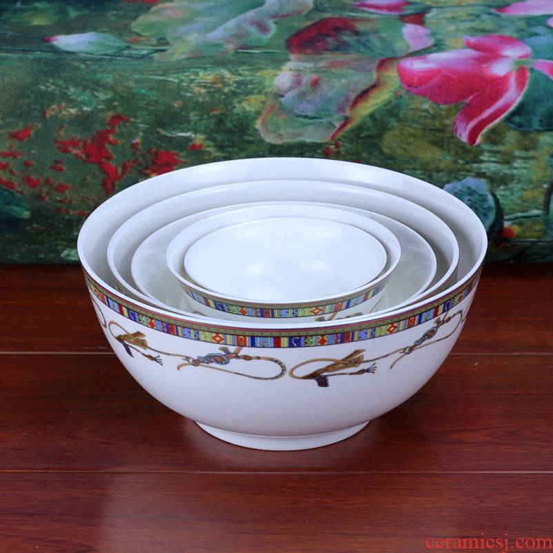 Jingdezhen purple better ipads bowls of rice bowl rainbow such use creative household ceramic contracted size bowl of soup bowl bowl suit