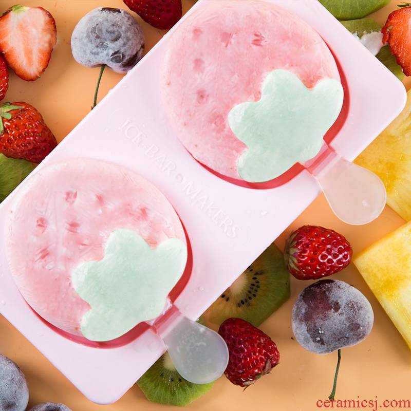 North house ceramics creative lovely Popsicle ice cream mould household ice box cartoon water ice box food - grade ice boxes