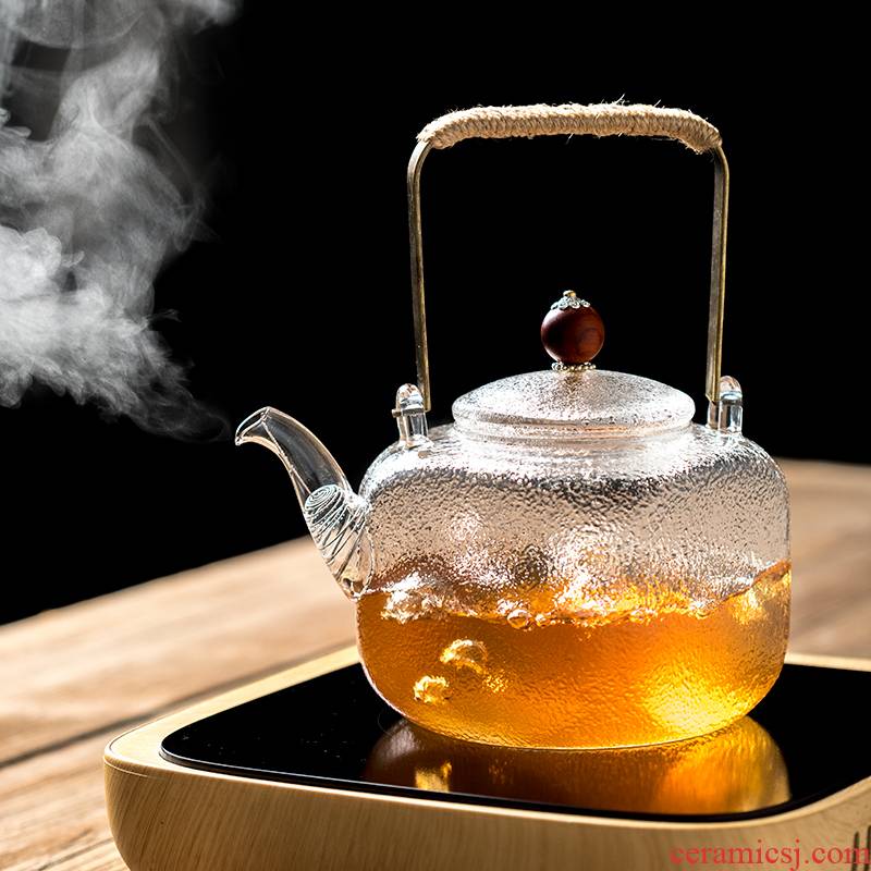 Explosion - proof boiling tea is high temperature resistant glass teapot miniature puer tea with boiled tea stove electric TaoLu small capacity