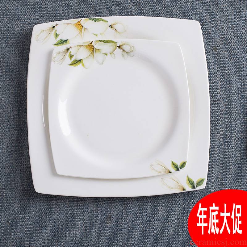 Disk beefsteak plate steak meal plate ipads porcelain creative use ltd. ceramic plates dish square flat plate