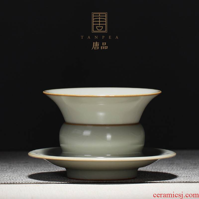Tang Pin your up tea filter mesh filter jingdezhen ceramic azure between all hand) tea accessories