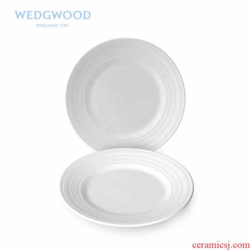 Wedgwood waterford Wedgwood Intaglio relief only 20 cm 2 ipads porcelain plates tableware suit spot