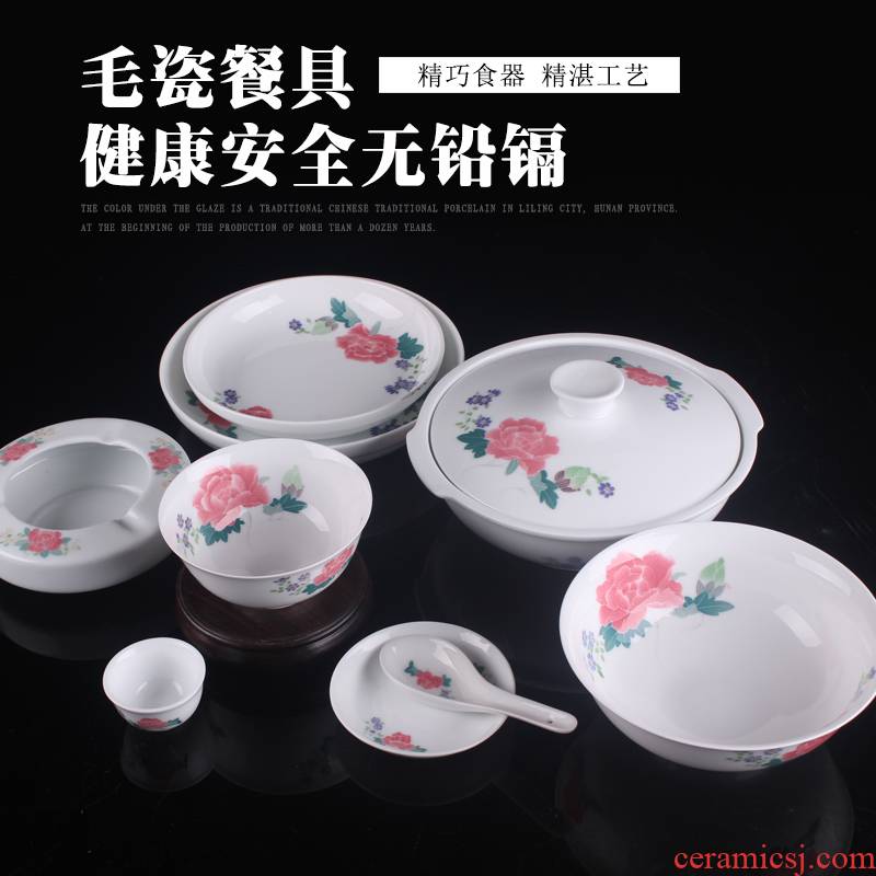 Xiang feels ashamed up glaze colorful MAO porcelain tableware ceramics dishes suit your job under lead - free cadmium art gift porcelain