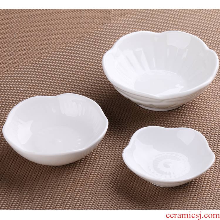 Can is home ceramic ipads China small butterfly sauce flavor dish of sauce plate disc creative name plum flavor dishes