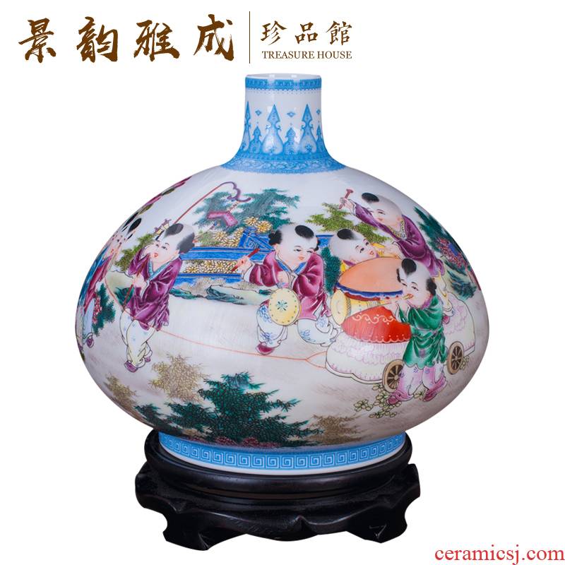Jingdezhen ceramics hand - made the master of the sitting room porch vase contracted and I and fashionable home furnishing articles ornaments