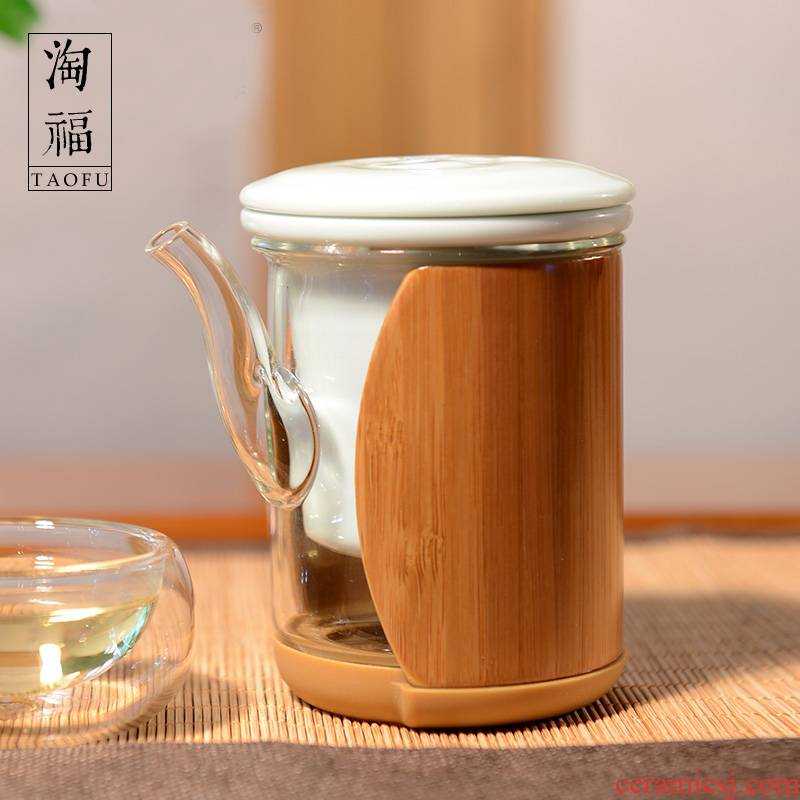 Glass teapot high - temperature ceramic filter tank kung fu tea scented tea teapot tea Glass tea