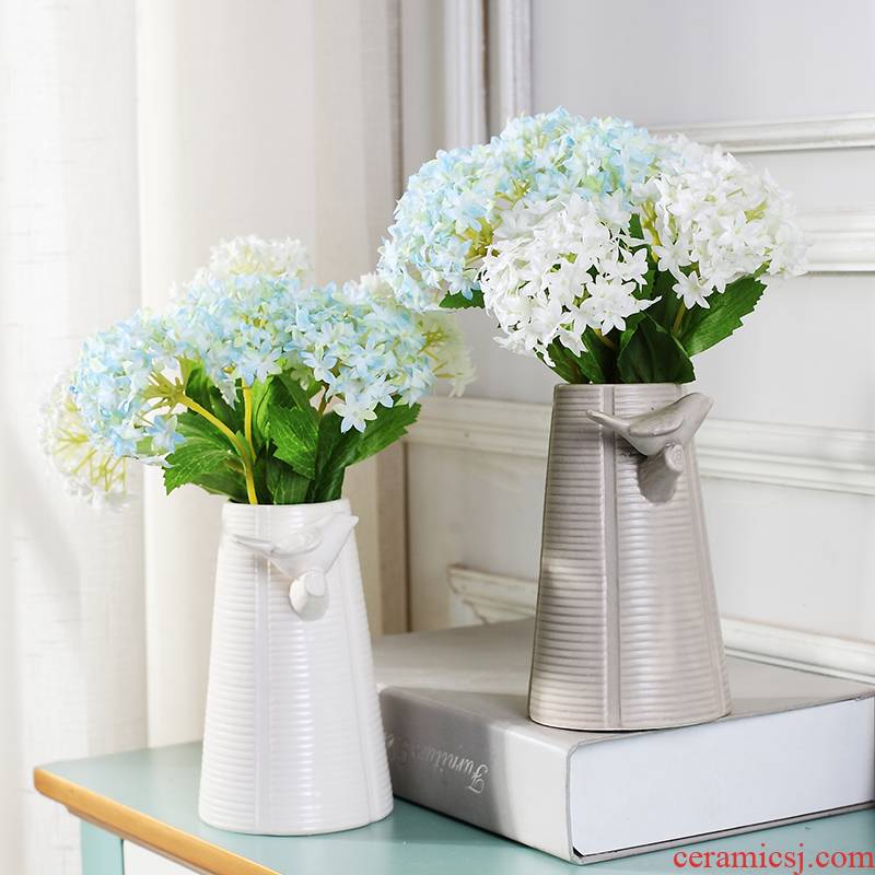 I and contracted ceramic vase furnishing articles sitting room ark, Nordic Nordic vase, flower vase creative arts and crafts