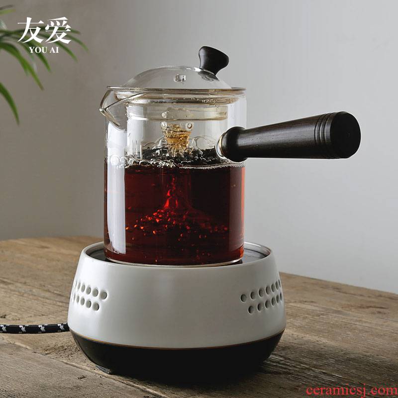 Love side wood, the glass pot of boiled tea machine electricity TaoLu kettle mini tea stove small home outfit to boil tea