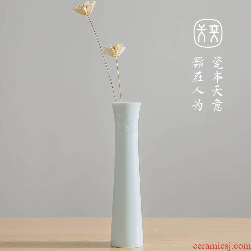 "Lucky cloud" Wilson of jingdezhen day ceramic vases, furnishing articles decorations Chinese flower arranging creative manual its art