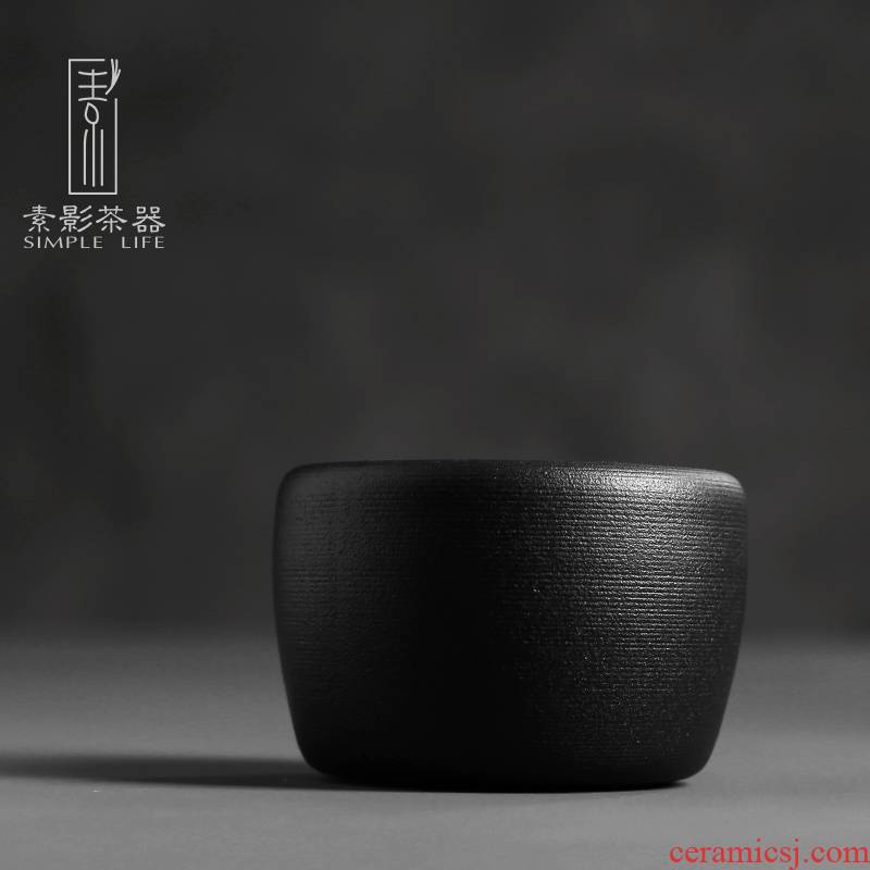 Element shadow hand - made tea for wash large kung fu tea accessories violet arenaceous black blackwater dishes washed ceramic zen