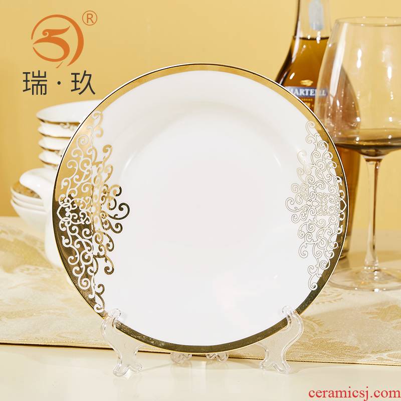Ten dishes up phnom penh atmospheric 8 inches 0 soup plate tableware the ipads porcelain FanPan ipads porcelain ceramic deep plates