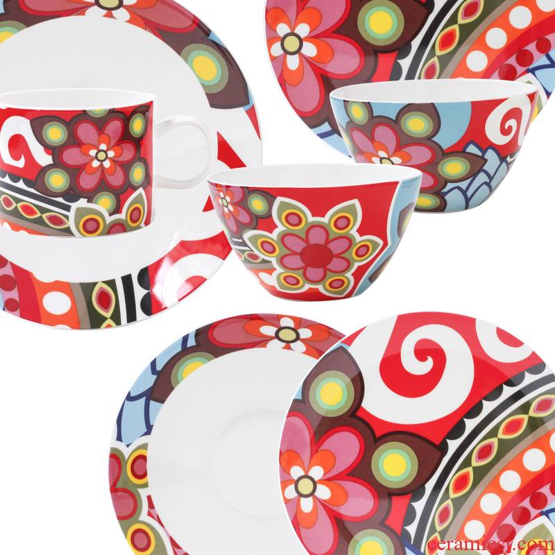 North house ipads porcelain tableware ceramics export France/disc beefsteak plate pudding bowl dish plate/ceramic plate suit
