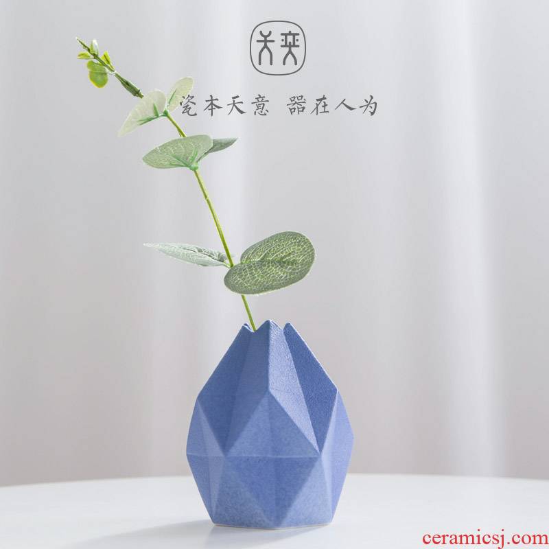 "Put in the early days of yi ceramic vase furnishing articles ornaments desktop creative flower arranging contracted and I sitting room small and pure and fresh