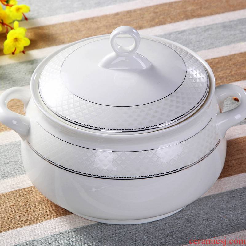 The dishes suit household western - style tableware 56 skull gardenia jingdezhen porcelain tableware suit European gifts