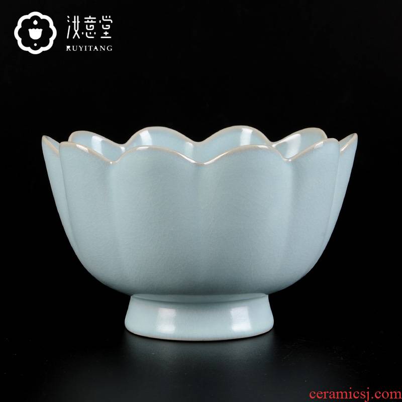 Archaize your up porcelain bowl lotus type ceramic crafts collection the sitting room is the study of Chinese style household decorative furnishing articles