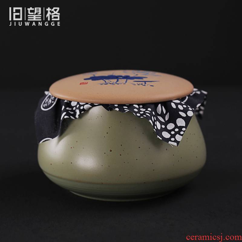 Old at restoring ancient ways, coarse pottery deposit ceramic POTS small caddy fixings kung fu pu 'er tea storage tanks in bulk POTS
