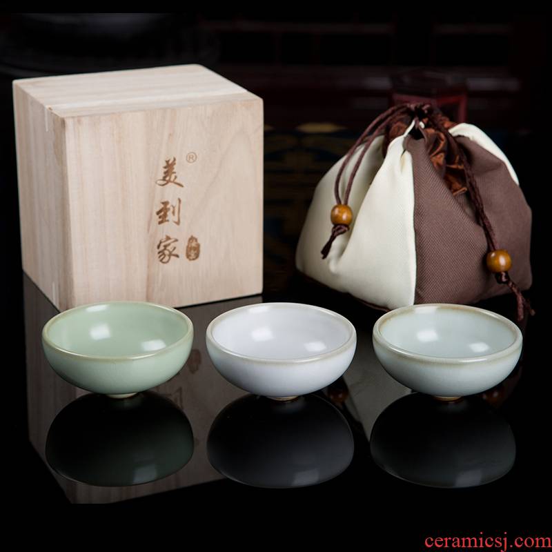 Beautiful home sample tea cup your up glass ceramic masters cup personal drinking tea cups of kung fu tea tea set