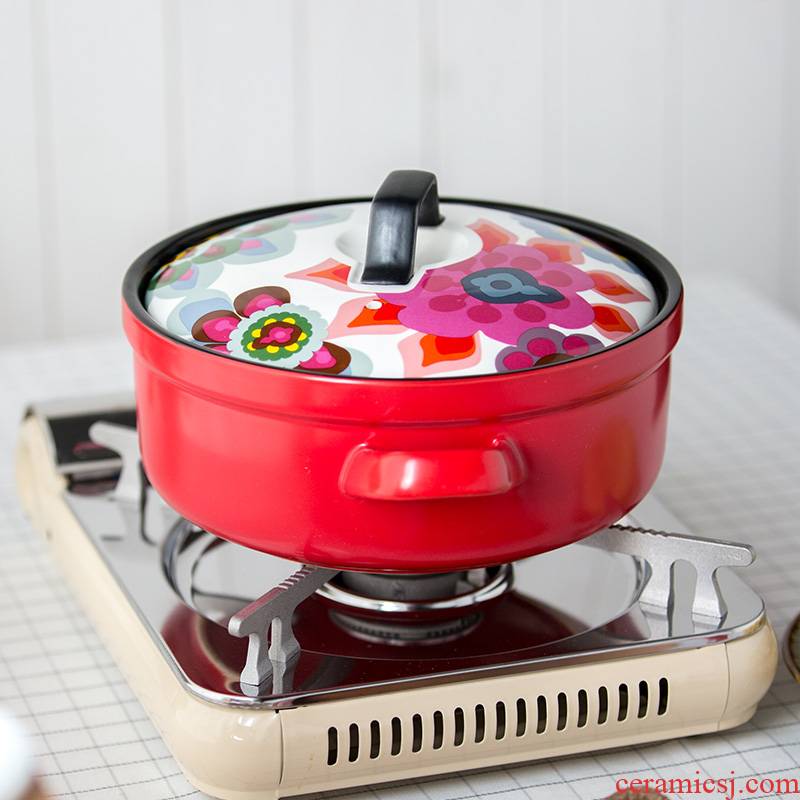 Printing to the product Korean casserole stew pot earth 2.5 L flame to hold to high temperature ceramic saucepan to boil porridge soup rice casseroles