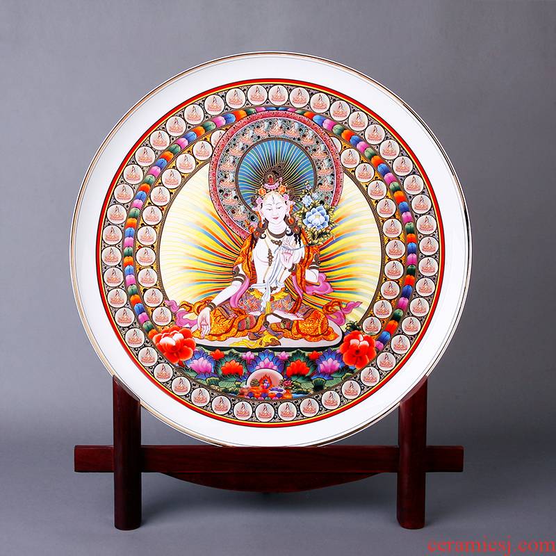 Ipads China plates home sitting room thangka decorative plate office decoration wine porch place a custom logo