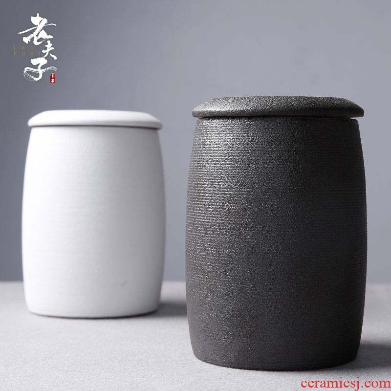 The professor coarse pottery tea pot ceramic seal storage tanks of tea and tea ware pu 'er tea, green tea POTS