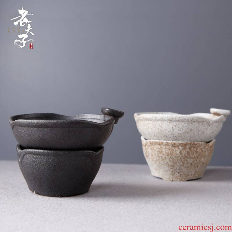 The professor coarse pottery) filter ceramic filter kung fu tea tea tea tea accessories
