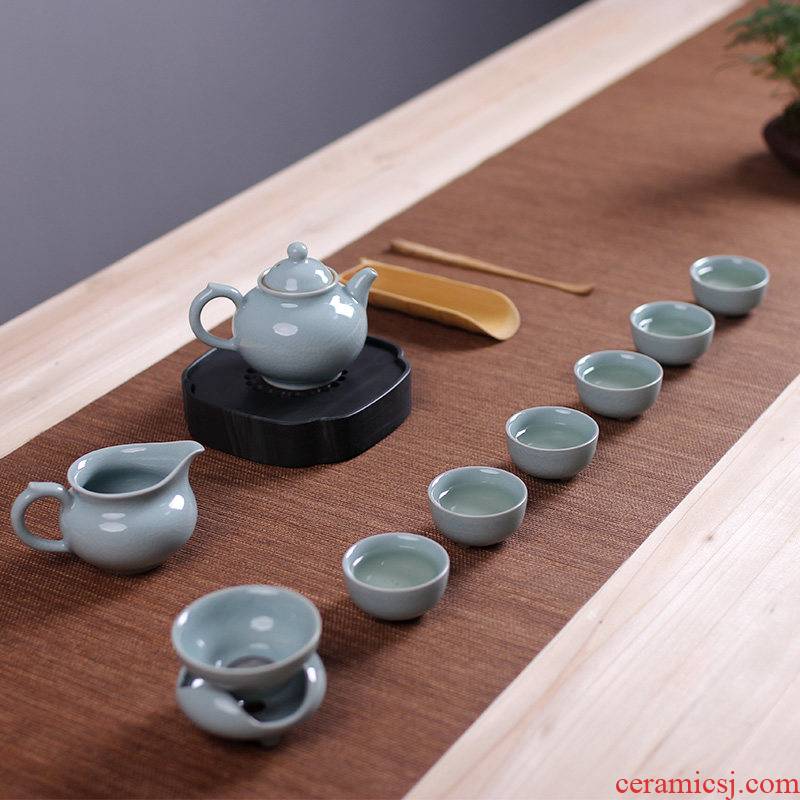Hon art ceramic checking piece of your up tea set to leave but keep the teapot teacup whole contracted kung fu tea set