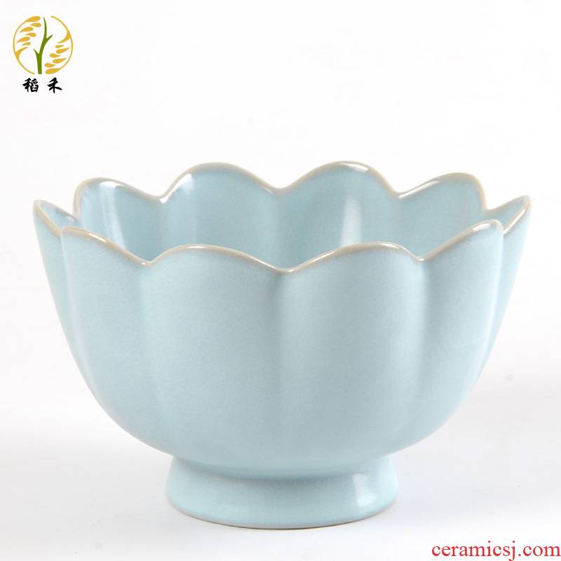 Your up antique Chinese ceramic arts and crafts porcelain bowl lotus type the foreigners gifts home sitting room adornment is placed