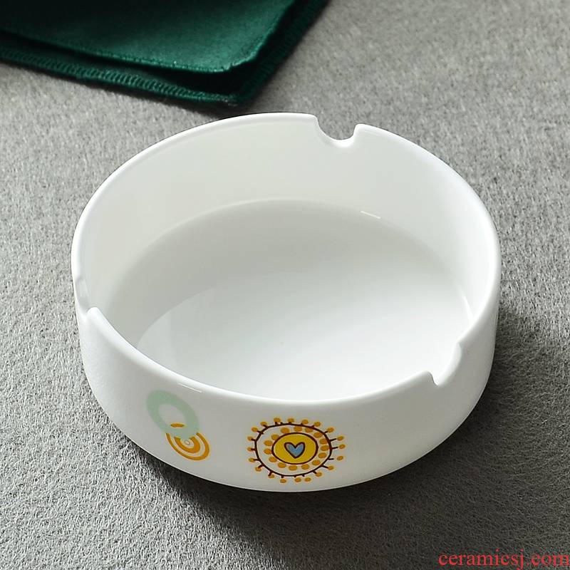 Porcelain source creative fashion show ipads Porcelain ceramic ashtray ashtray KTV room living room office individuality