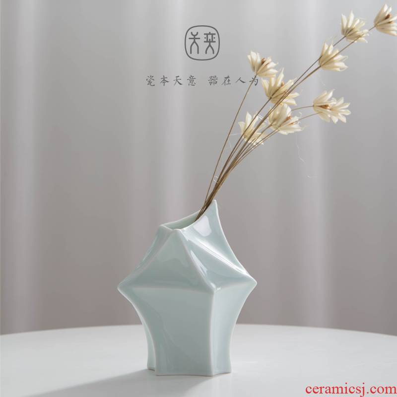 The tat day yi ceramic vase furnishing articles TV ark, desktop hydroponic flowers adornment flowers sitting room tea table