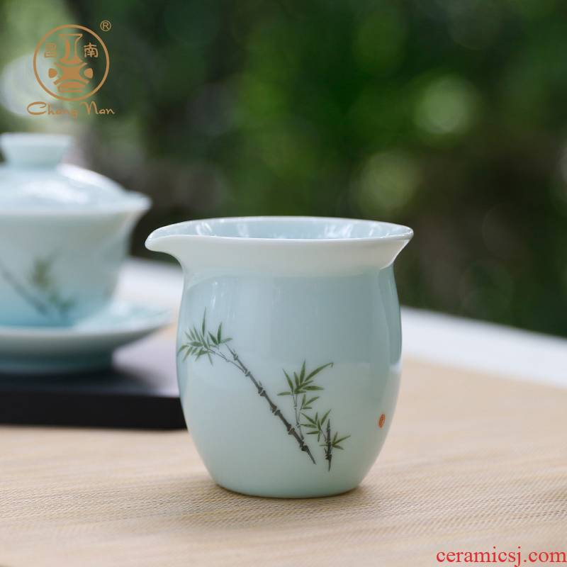 Chang, south jade porcelain of jingdezhen ceramic fair keller kung fu tea tea sets and tea sea points hand - made tea accessories