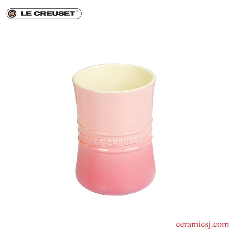 France 's LE CREUSET cool color stoneware accessories spatula 1 rose pink household chopsticks box barrels