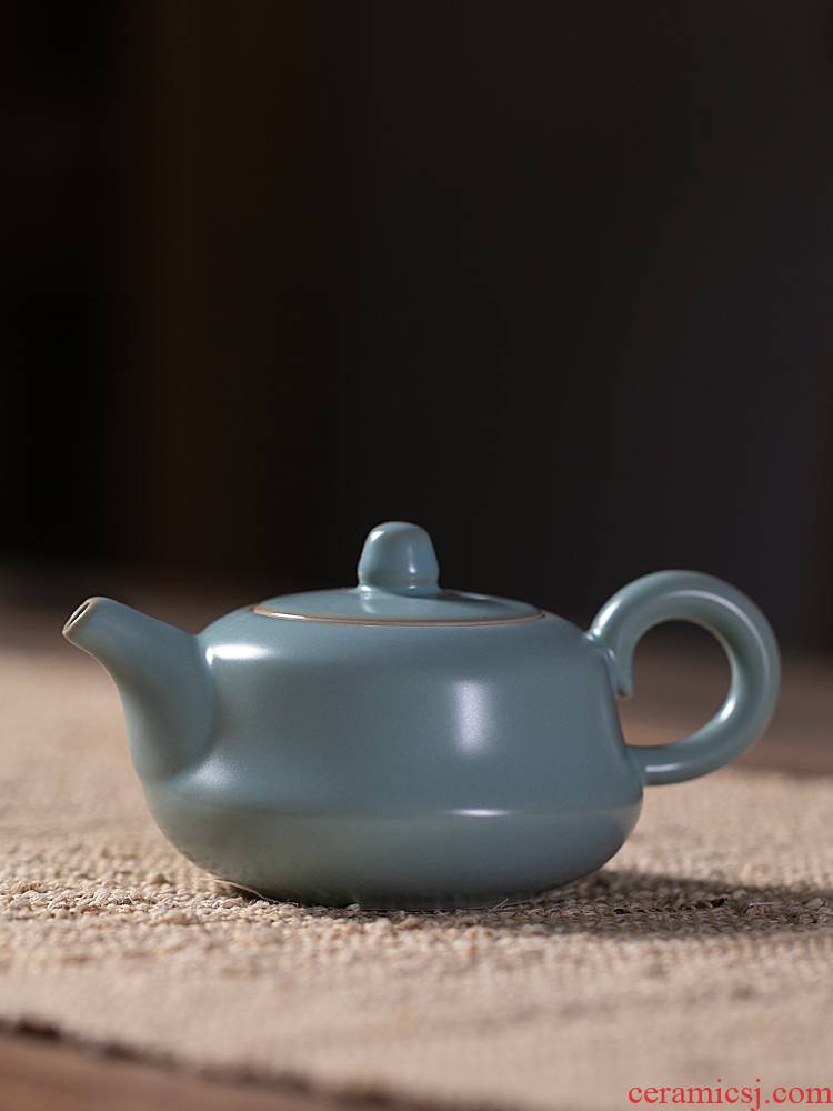 Jiangnan past your up shamrock loyalty and pot of your porcelain kung fu tea set small teapot ceramic teapot single pot teapot