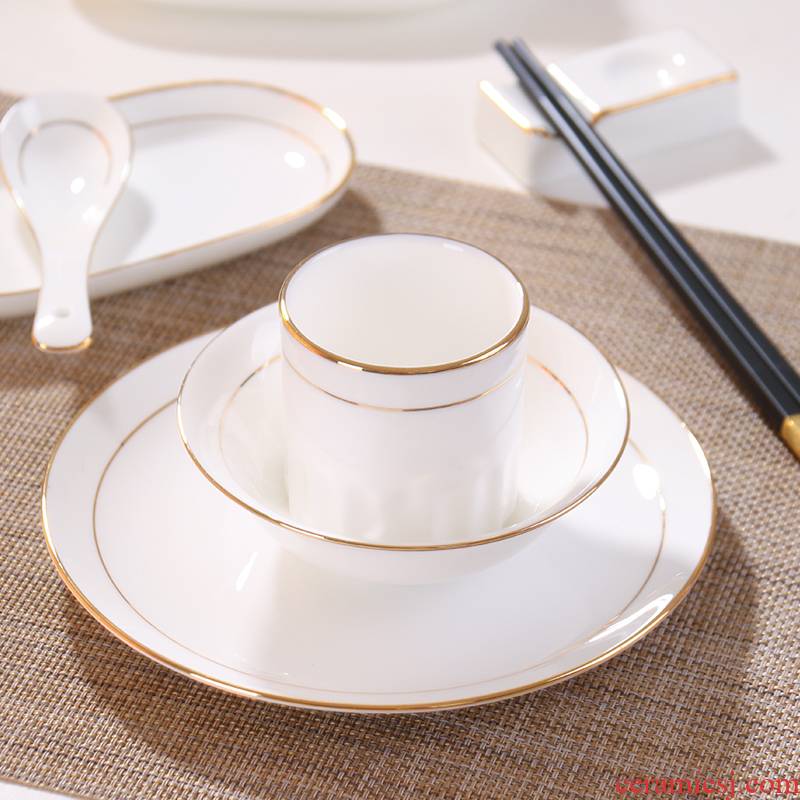 European style up phnom penh western - style food dish dish dish home eat rice bowl creative dishes suit jingdezhen ipads porcelain tableware plate